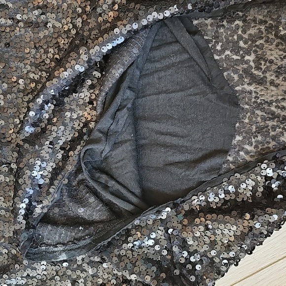 Talula Black Sequin Tank, XS - Picture 10 of 16